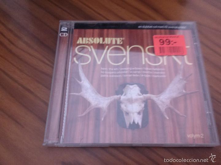 CD di Musica: ABSOLUTE SVENSKT. CD DOBLE RECOPILATORIO. IMPORTACI&Oacute;N. BUEN ESTADO.