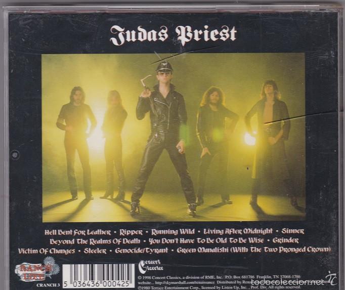 CDs de m&uacute;sica: Judast Priest - Concert Classics - CD Unofficial Release - Foto 2