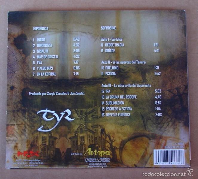 CDs de m&uacute;sica: TYR - HIPOKRISIA (CD) 2006 - Foto 2