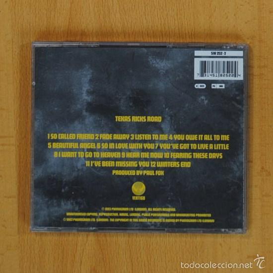 CDs de m&uacute;sica: TEXAS - RICKS ROAD - CD - Foto 2