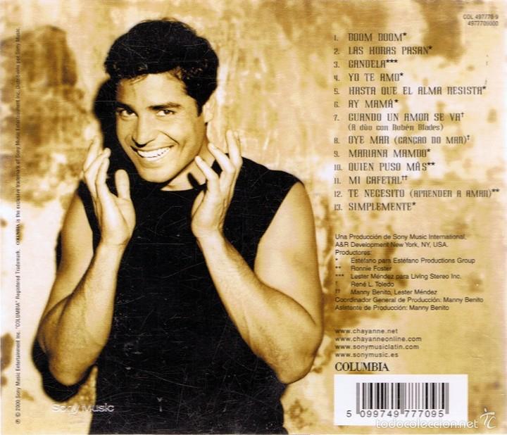 CDs de m&uacute;sica: CD CHAYANNE &uml;SIMPLEMENTE&uml; - Foto 2