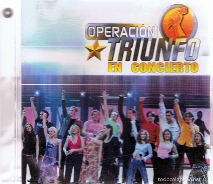 CDs de m&uacute;sica: CD OPERACI&Oacute;N TRIUNFO EN CONCIERTO - Foto 1