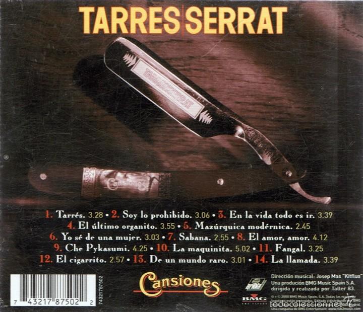 CDs de m&uacute;sica: CD TARRES SERRAT CANSIONES - Foto 2