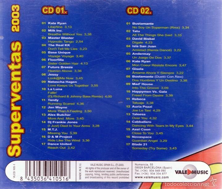 CDs de m&uacute;sica: CD SUPERVENTAS 2003 - Foto 2
