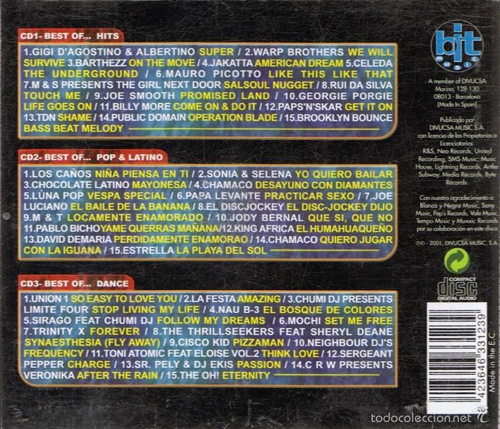 CDs de m&uacute;sica: CD BEST OF&acute;01  ( 3 CD) - Foto 2