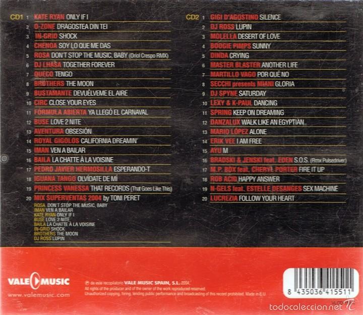 CDs de m&uacute;sica: CD SUPERVENTAS 2004 ( 2 CD) - Foto 2