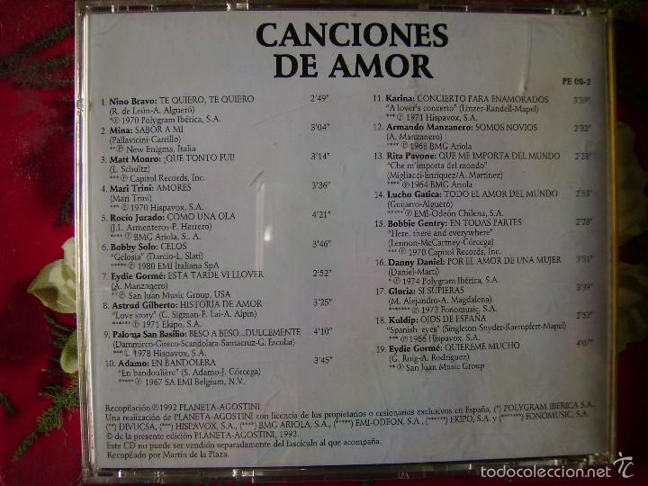 CDs de m&uacute;sica: CANCIONES DE AMOR...PEDIDO MINIMO 5&euro; - Foto 2