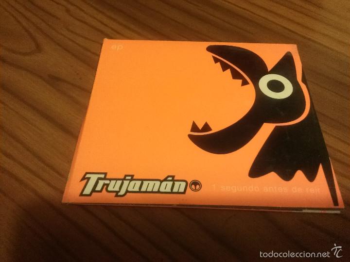 CD de M&uacute;sica: TRUJAM&Aacute;N. 1 SEGUNDO ANTES DE REIR. CD EP EN CART&Oacute;N DESPLEGABLE CON 4 TEMAS. BUEN ESTADO. RARO