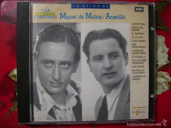 CD di Musica: MIGUEL DE MOLINA-ANGELILLO...LO MEJOR...PEDIDO MINIMO 5&euro;