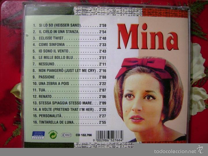 CDs de m&uacute;sica: MINA...16 GRANDES EXITOS...PEDIDO MINIMO 5&euro; - Foto 2