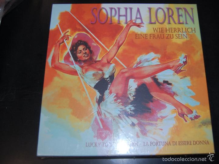 CDs de m&uacute;sica: BOX SET CD +DVD + LIBRO SOPHIA LOREN LUCKY TO BE A WOMAN NUEVO SIN DESPRECINTAR