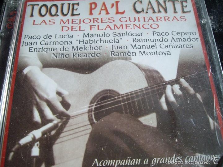 CD di Musica: TOQUE PA'L CANTE-LOS MEJORES GUITARRISTAS DEL FLAMENCO-ACOMPA&Ntilde;ANDO A GRANDES CANTAORES