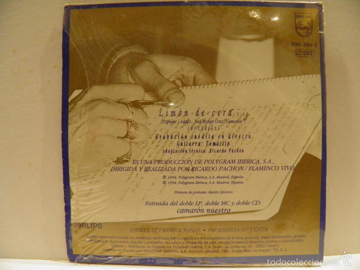 CDs de m&uacute;sica: CAMARON DE LA ISLA - LIMON DE CERA - CD SINGLE PROMOCIONAL - Foto 2