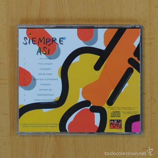 CDs de m&uacute;sica: SIEMPRE ASI - MAHARETA - CD - Foto 2
