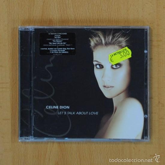 CDs de m&uacute;sica: CELINE DION - LETS TALK ABOUT LOVE - CD - Foto 1