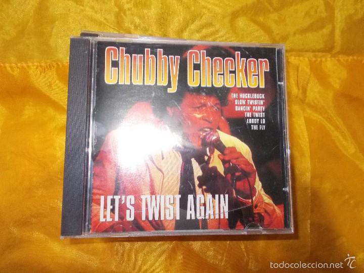 CDs de m&uacute;sica: CHUBBY CHECKER. LET&acute;S TWIST AGAIN. CD. IMPECABLE - Foto 1