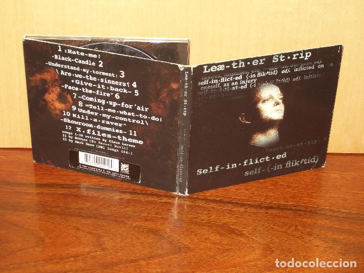 CDs de m&uacute;sica: LEAETHER  STRIP  -  SELF  INFLECTED  -  CD  DIGIPACK CARPETA  USADA +LIBRETO- CD COMO  NUEVO - Foto 1