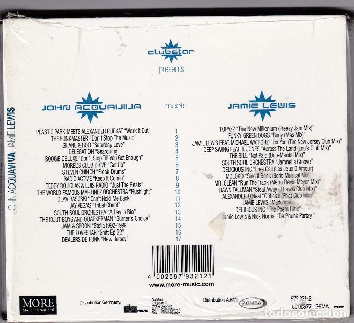 CDs de m&uacute;sica: John Acquaviva Meets Jamie Lewis - 2xCD Compilation - Foto 2