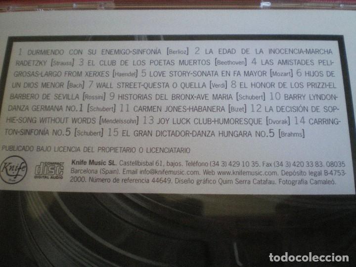 CDs de m&uacute;sica: CLASICOS DE CINE. THE UNIVERSAL COLLECTION. DOBLE CD - Foto 3
