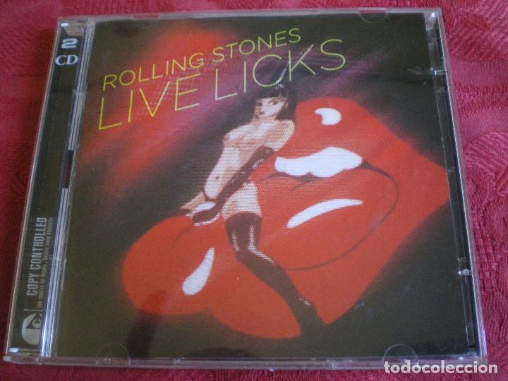 CDs de m&uacute;sica: LIVE LICKS. THE ROLLING STONES. DOBLE CD - Foto 1