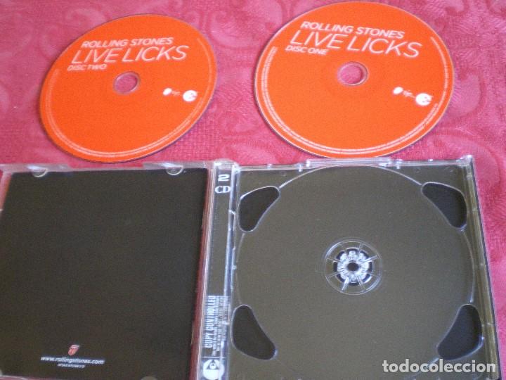 CDs de m&uacute;sica: LIVE LICKS. THE ROLLING STONES. DOBLE CD - Foto 2