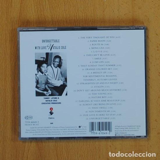 CDs de m&uacute;sica: NATALIE COLE - UNFORGETTABLE WITH LOVE - CD - Foto 2