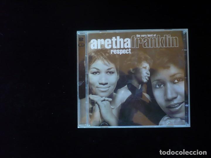 CDs de M&uacute;sica: respect the very best of aretha franklin - 2 cd como nuevos