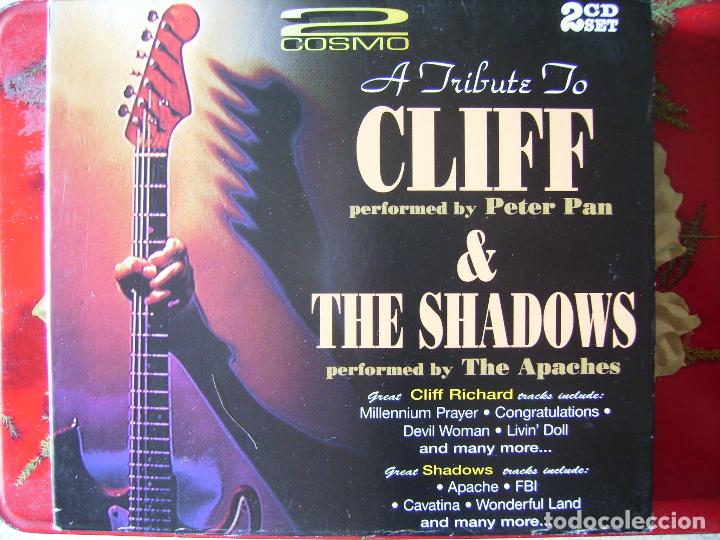 CDs de m&uacute;sica: A TRIBUTE DE CLIFF RICHARD & THE SHADOWS...VERSIONES...DOBLE CD - Foto 1