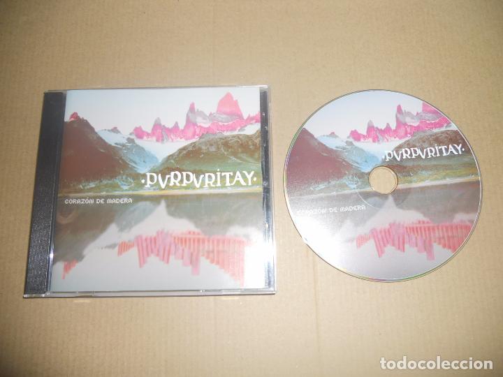 CDs de m&uacute;sica: PURPURITAY (CD) CORAZON DE MADERA A&Ntilde;O 2007 - Foto 1