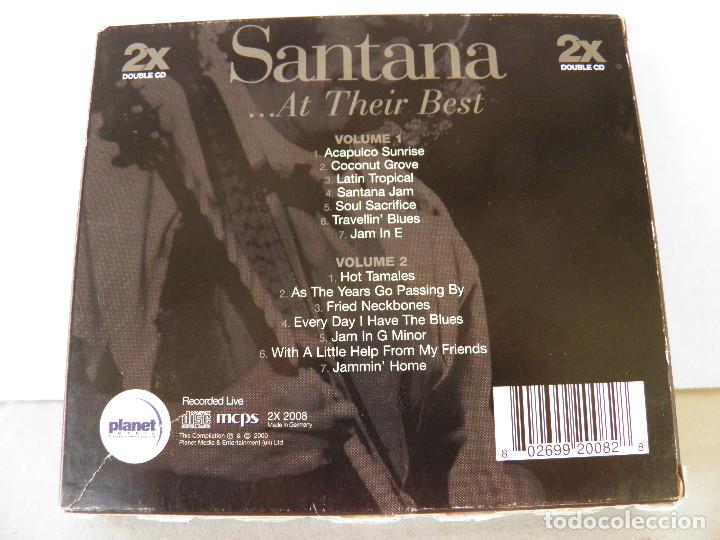 CDs de m&uacute;sica: SANTANA - AT THEIR BEST - 2 CD,s - Foto 3