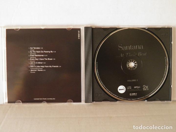 CDs de m&uacute;sica: SANTANA - AT THEIR BEST - 2 CD,s - Foto 5