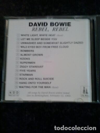CDs de m&uacute;sica: David Bowie REBEL REBEL 1994 - Foto 2