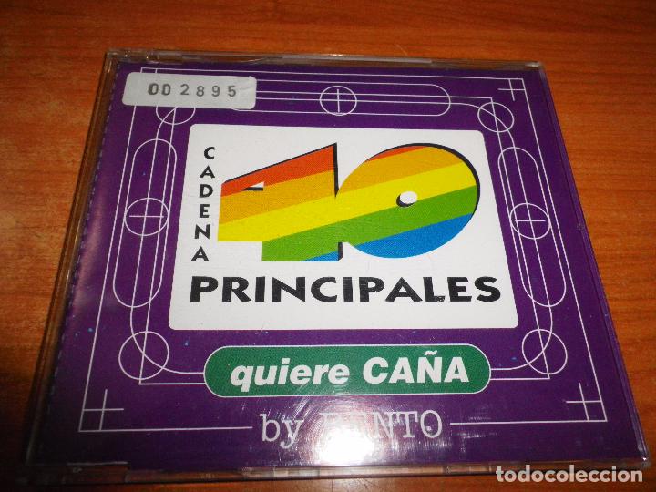 Musik-CDs: BENTO Quiere ca&ntilde;a CD SINGLE PROMOCIONAL CADENA 40 PRINCIPALES A&Ntilde;O 1995 CONTIENE 1 TEMA
