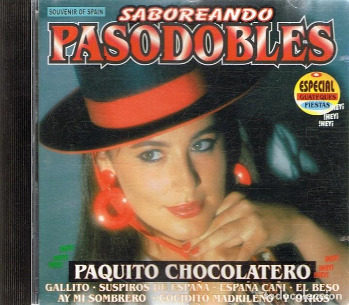 CDs de m&uacute;sica: CD PASODOBLES SABOREANDO PASODOBLES - Foto 1