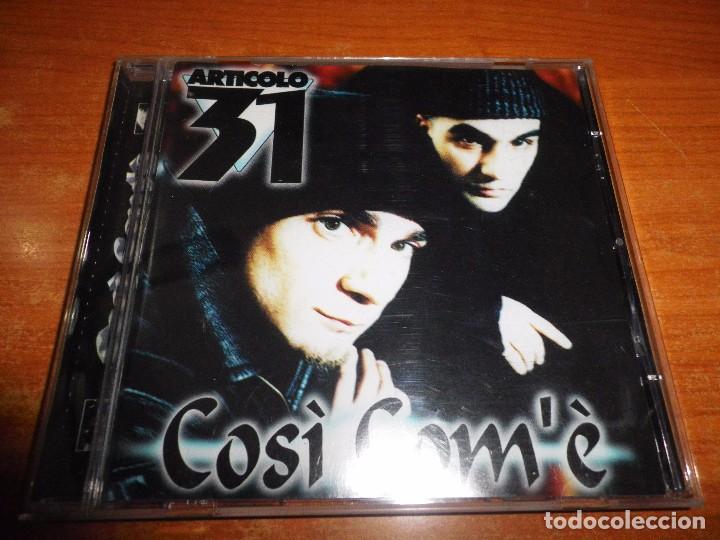 Music CDs: ARTICULO 31 Cosi com&acute;e CD ALBUM DEL A&Ntilde;O 1996 ITALIA CONTIENE 18 TEMAS