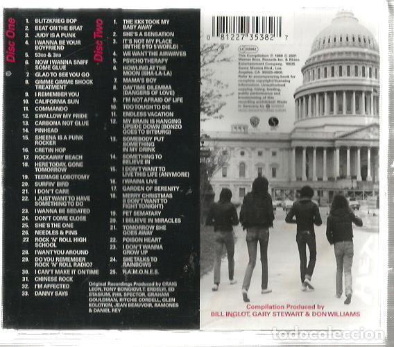 CDs de m&uacute;sica: DOBLE CD RAMONES : ANTHOLOGY ( 58 TRACKS !!!!) - Foto 2