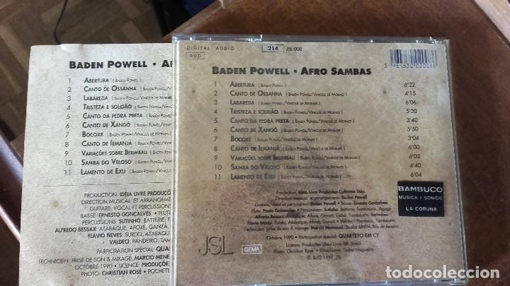 CDs de m&uacute;sica: Baden Powell , Afro Sambas , CD - Foto 2