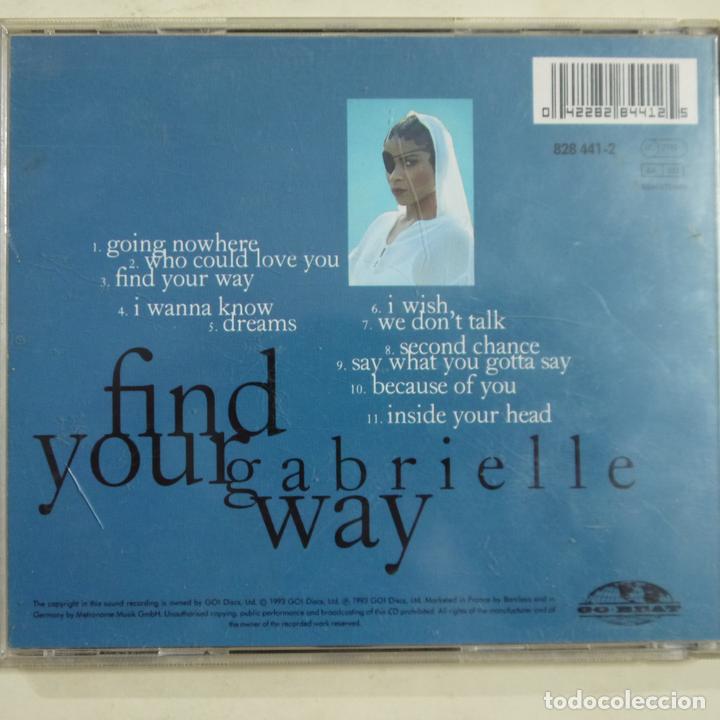 CDs de m&uacute;sica: GABRIELLE - FIND YOUR WAY - CD 1993 - Foto 2
