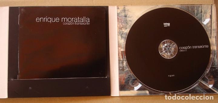 CDs de m&uacute;sica: ENRIQUE MORATALLA - CORAZ&Oacute;N TRANSE&Uacute;NTE (2CD 2000) DIGIPACK - Foto 3