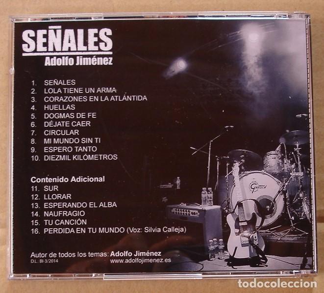 CDs de m&uacute;sica: ADOLFO JIMENEZ - SE&Ntilde;ALES (CD 2014) - Foto 3