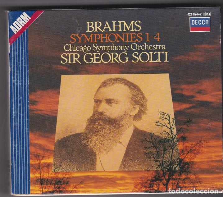 CDs de m&uacute;sica: Brahms - Symphonies 1-4 - Solti - 4 CDs - Foto 1