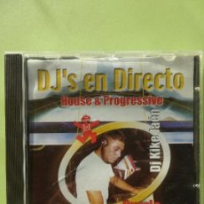 CDs de Música: DJ'S EN DIRECTO - HOUSE & PROGRESSIVE - DJ KIKE JAEN - PUZZLE - CD BUEN ESTADO. Lote 64046287