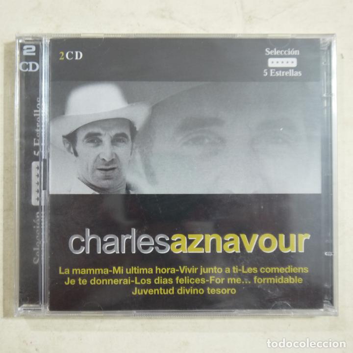 CDs de m&uacute;sica: CHARLES AZNAVOUR - 2 CDS 2003 NUEVO - Foto 1