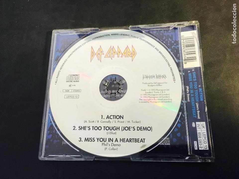 CDs de m&uacute;sica: DEF LEPPARD (ACTION) CD SINGLE 3 TRACKS (CDI3) - Foto 2