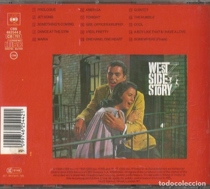 CDs de m&uacute;sica: LEONARD BERNSTEIN. WEST SIDE STORY. CBS - Foto 2
