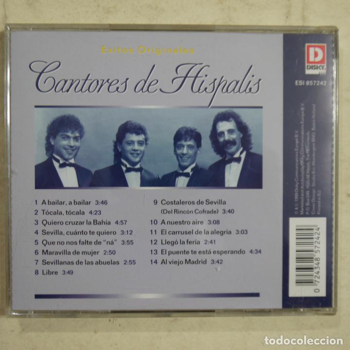 CDs de m&uacute;sica: CANTORES DE HISPALIS - &Eacute;XITOS ORIGINALES - CD 1999 - Foto 2
