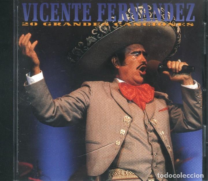 CDs de m&uacute;sica: VICENTE FERNANDEZ 20 GRANDES EXITOS - Foto 1