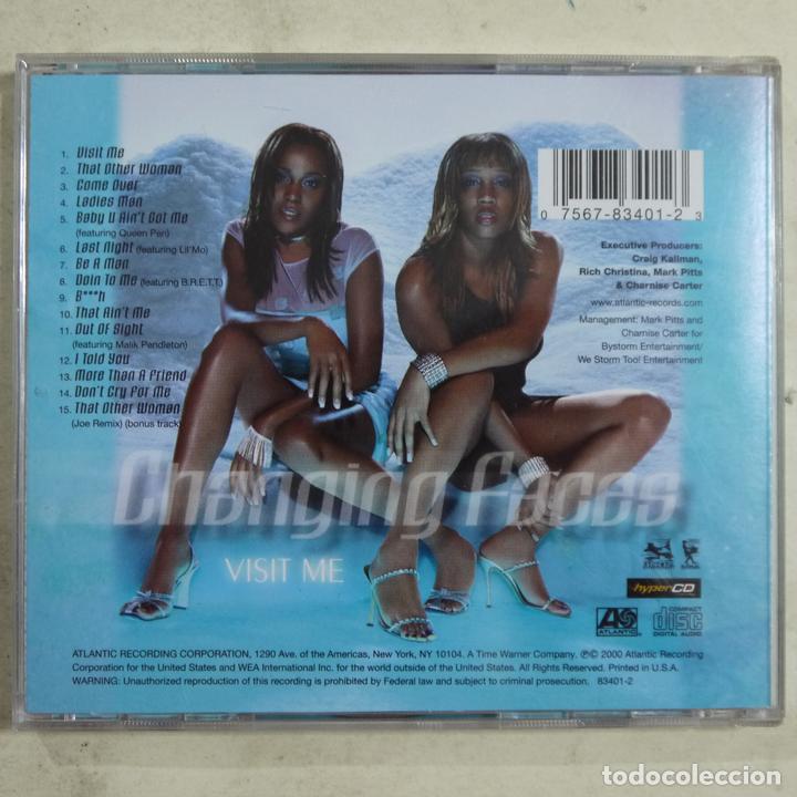 CDs de m&uacute;sica: CHANGING FACES - VISIT ME - CD 2000 - Foto 2