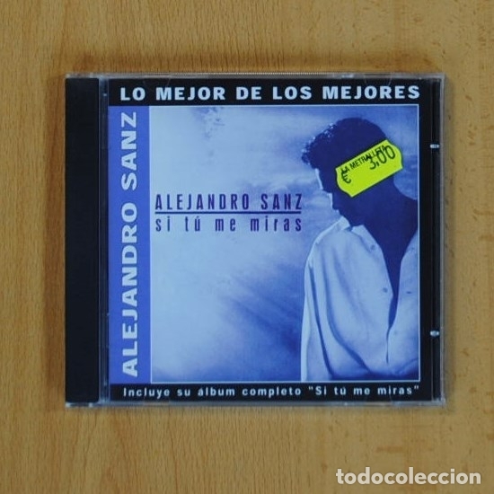 CDs de m&uacute;sica: ALEJANDRO SANZ - SI TU ME MIRAS - CD - Foto 1