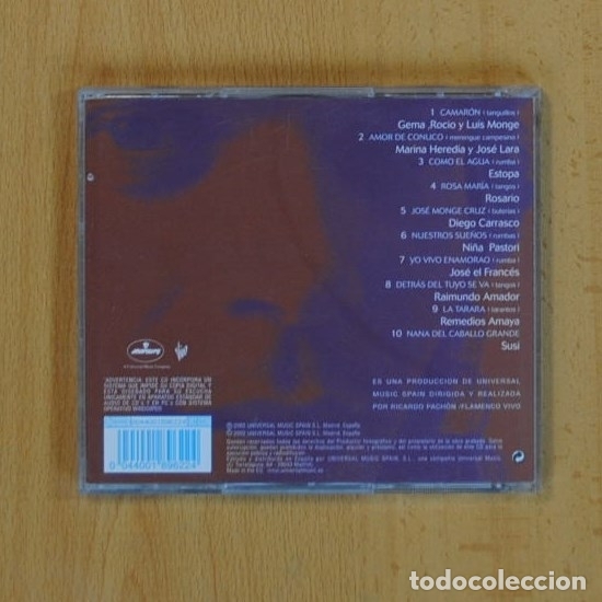 CDs de m&uacute;sica: VARIOS - POR CAMARON - CD - Foto 2